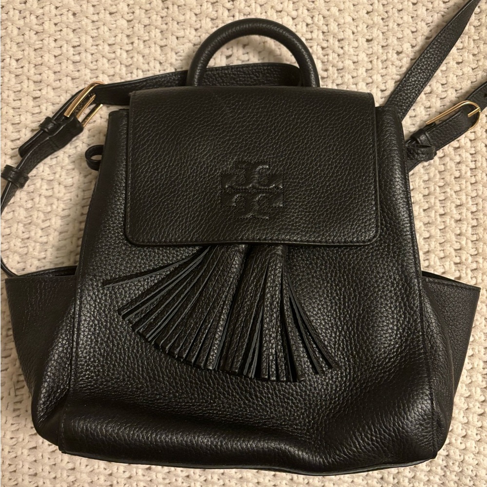 Tory Burch thea mini backpack black nwt